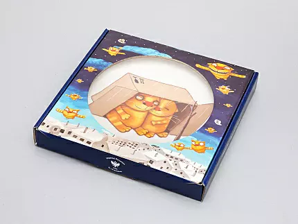 Подарочный набор дек. тарелка Эллипс Вася Ложкин. Рай в шалаше, арт. 81.29339.00.1