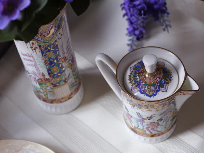 Сервиз кофейный Вертикаль Русский балет, 6 персон 22 предмета, арт. 81.14263.00.1, 