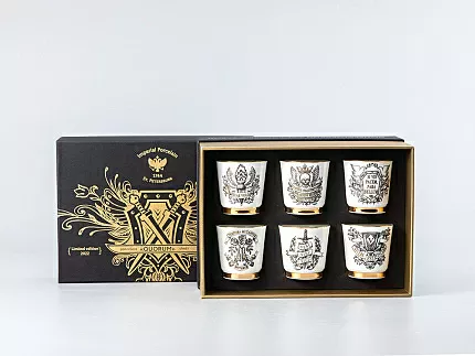 Подарочный набор стопок форма Сувенирная 1 рисунок Кворум, арт. 81.30291.00.1