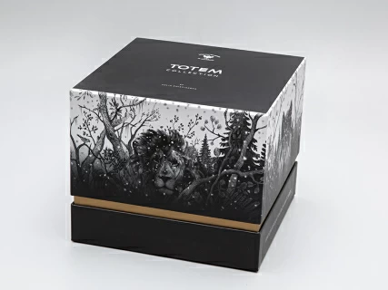 Бокал с блюдцем Тотем в подарочной упаковке, рисунок Тигр арт. 81.30082.00.1, 