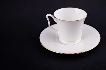 Чашка с блюдцем кофейная, рисунок Конфета Лакомка, форма Юлия, арт 61.21052.00.1