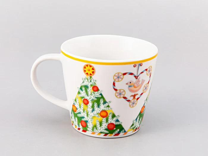 Подарочный набор трехпредметный комплект форма Карат рисунок Лесной праздник арт. 81.30217.00.1, 