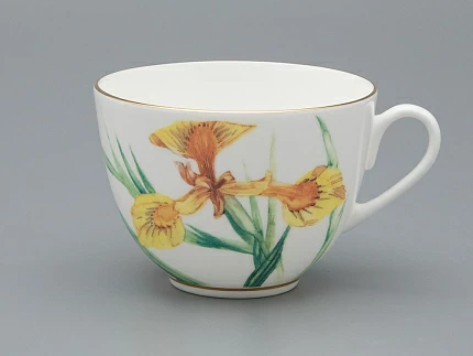 Чашка с блюдцем L’Art des Fleurs в подарочной упаковке, форма Весенняя 2, рисунок Лесной свет, арт 81.33401.00.1 Чашка с блюдцем L’Art des Fleurs в подарочной упаковке, форма Весенняя 2, рисунок Лесной свет, арт 81.33401.00.1