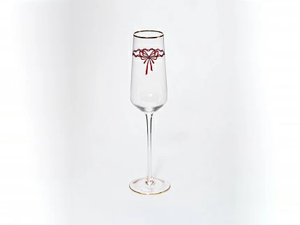 Набор из 2-х бокалов для шампанского 250 мл, в подарочной упаковке, рисунок Календа арт 14.11462.07