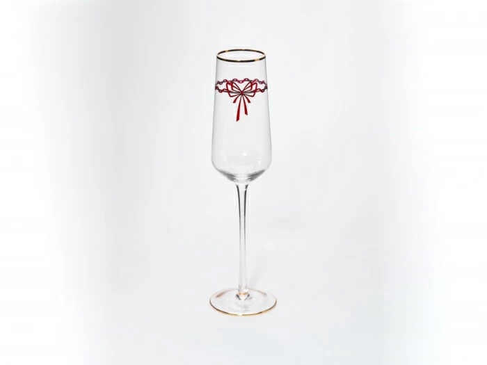 Набор из 2-х бокалов для шампанского 250 мл, в подарочной упаковке, рисунок Календа арт 14.11462.07, 