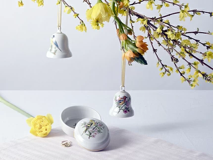 Колокольчик в подарочной упаковке, форма Петелька, рисунок Зяблик арт. 81.31480.00.1