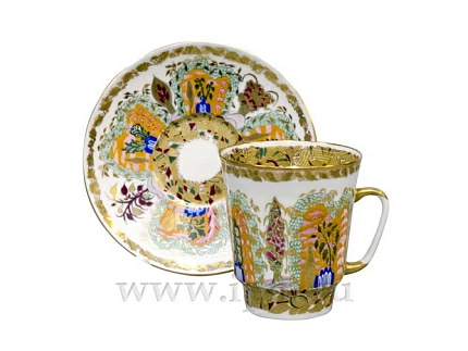 Чашка с блюдцем кофейная 165 мл форма Майская рисунок Утро арт. 81.10531.00.1