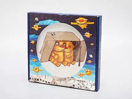 Подарочный набор дек. тарелка Эллипс Вася Ложкин. Рай в шалаше, арт. 81.29339.00.1