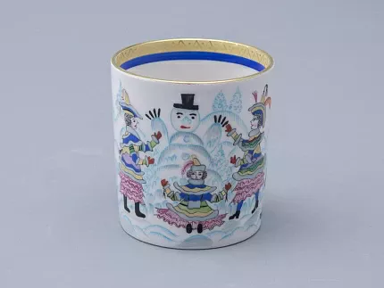 Сервиз чайный форма Гербовая рисунок Зимние забавы, 4 персоны 10 предметов арт. 81.20899.00.1