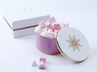 Шкатулка Идиллия рисунок Астра 2, в подарочной упаковке, арт 81.32376.00.1