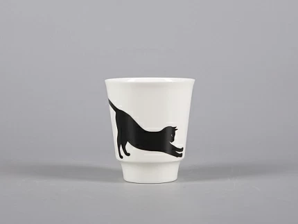 Чашка с блюдцем кофейная 165 мл форма Майская рисунок Кошки-мышки арт. 81.30660.00.1 Чашка с блюдцем кофейная 165 мл форма Майская рисунок Кошки-мышки арт. 81.30660.00.1