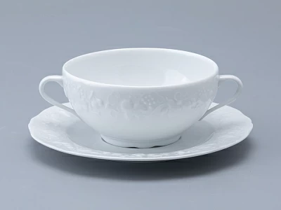 Чашка с блюдцем для бульона, форма California, арт 96.11248.00.1 Чашка с блюдцем для бульона, форма California, арт 96.11248.00.1