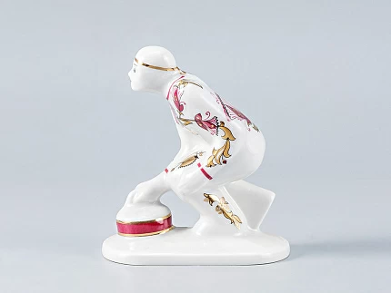 Скульптура форма Кёрлингистка рисунок Керлингистка арт. 82.78251.00.1