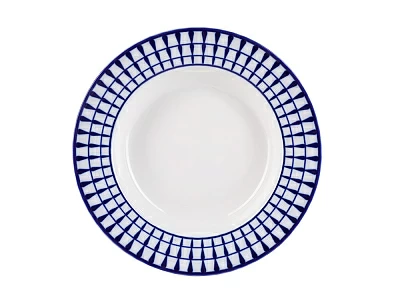 Тарелка 220 мм форма Глубокая, рисунок Классик арт. 80.99825.00.1