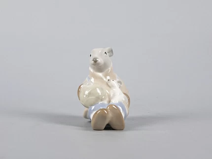 Скульптура форма Заяц с капустой рисунок Забота, арт. 82.43055.00.1 Скульптура форма Заяц с капустой рисунок Забота, арт. 82.43055.00.1