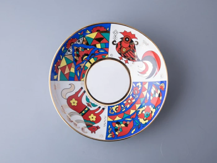 Сухарница, 210 мм,  форма Утро, рисунок Народные узоры арт. 80.60813.00.1, 