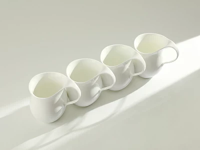 Сервиз чайный 7 предметов на 2 персоны, форма Талисман рисунок Белый арт. 81.16887.00.1