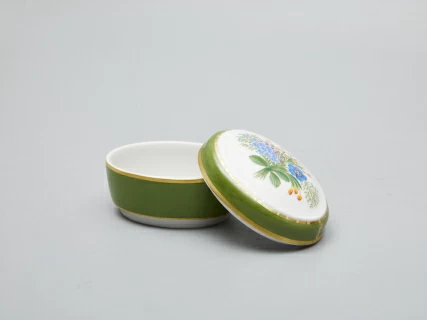 Туалетная коробочка форма Овальная рисунок Букет с анемоном арт. 80.60094.00.1, 