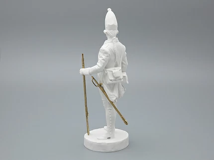 Скульптура Гренадер эпохи Павла I, в подарочной упаковке, рисунок Белый бисквит, арт 81.33429.00.1