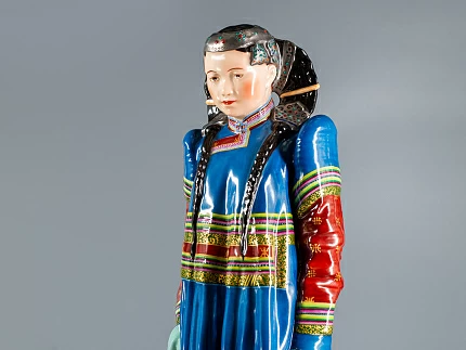 Скульптура Народности России, Монгольская женщина, арт 82.90180.00.1