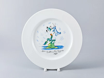 Декоративная тарелка Mazarin Полеты заячего племени… 265 мм арт. 81.21746.00.1