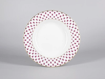 Тарелка глубокая Европейская-2 Сетка-Блюз арт. 80.85413.00.1