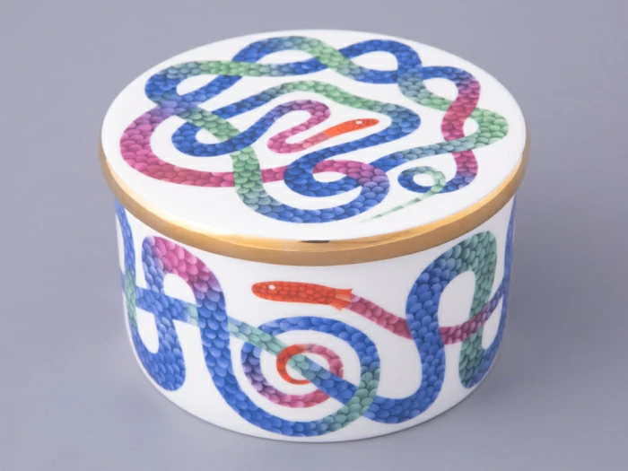 Шкатулка в подарочной упаковке, форма Идиллия, рисунок Лунный змей, арт. 81.32800.00.1, 