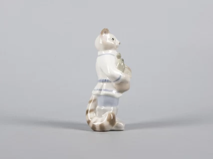 Скульптура  Кот с петушком Друзья арт. 82.43057.00.1, 