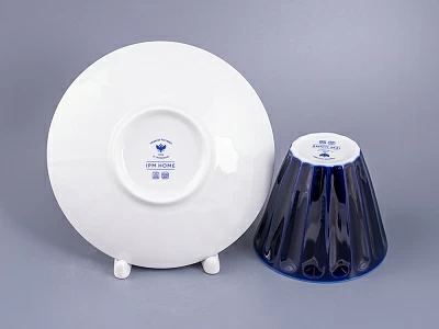 Чашка с блюдцем чайная форма Лучистая рисунок Найт, арт. 81.28659.00.1 Чашка с блюдцем чайная форма Лучистая рисунок Найт, арт. 81.28659.00.1