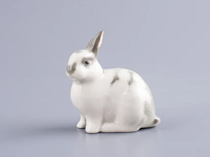 Скульптура Кролик крош серый арт. 82.68950.00.1, 