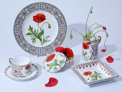 Бокал 400 мл в подарочной упаковке, форма Соло, рисунок Мак восточный, арт. 81.32713.00.1