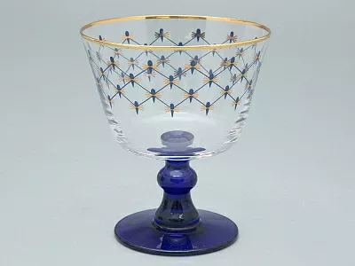 Набор (4 креманки) 380 мл Кобальтовая сетка арт. 14.11000.07