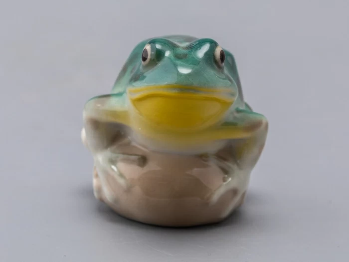 Скульптура Лягушка прудовая бирюзовая арт. 82.63685.00.1, 