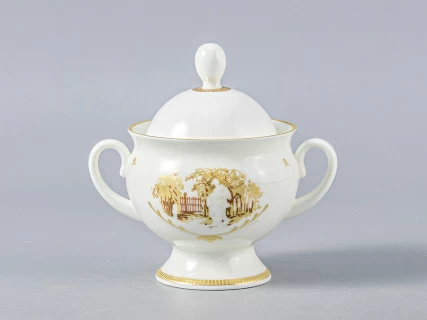 Восьмипредметный комплект кофейный форма Классическая-2 рисунок Музы Летнего сада, 2 персоны 8 предметов, арт. 81.16530.00.1, 