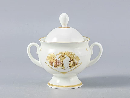 Восьмипредметный комплект кофейный форма Классическая-2 рисунок Музы Летнего сада, 2 персоны 8 предметов, арт. 81.16530.00.1