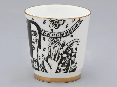 Подарочный набор стопок форма Сувенирная 1, рисунок Русская культура, арт. 81.31748.00.1