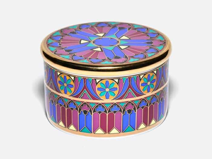 Шкатулка в подарочной упаковке, форма Идиллия, рисунок Готический 7, арт. 81.34170.00.1, 