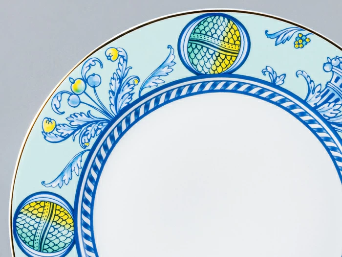 Тарелка форма Европейская 270 мм рисунок Высоцкая. Azzurro, арт. 80.37138.00.1, 