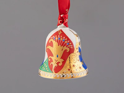 Подарочный набор Колокольчик форма Петелька рисунок Рождественские узоры 3 штуки, арт. 81.32619.00.1 Подарочный набор Колокольчик форма Петелька рисунок Рождественские узоры 3 штуки, арт. 81.32619.00.1