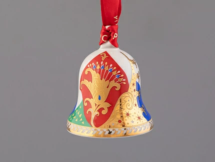 Подарочный набор Колокольчик форма Петелька рисунок Рождественские узоры 3 штуки, арт. 81.32619.00.1 Подарочный набор Колокольчик форма Петелька рисунок Рождественские узоры 3 штуки, арт. 81.32619.00.1