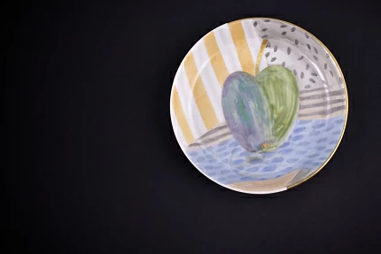 Розетка 110мм, рисунок Яблоко, форма Европейская, арт 60.02993.00.1