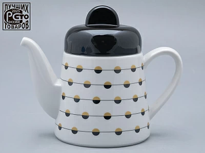 Чайник форма Колокол рисунок Балтийский берег 1, арт. 80.45185.00.1