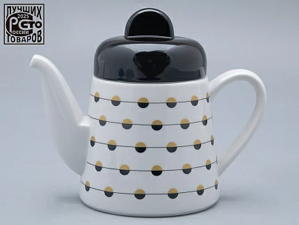 Чайник форма Колокол рисунок Балтийский берег 1, арт. 80.45185.00.1