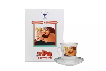 Подарочный набор форма Майская рисунок Три богатыря арт. 81.24805.00.5