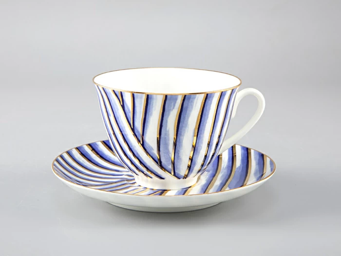 Чашка с блюдцем чайная форма Весенняя рисунок Pure арт. 81.29651.00.1, 