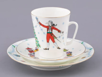 Трехпредметный комплект 165 мл форма Майская рисунок Балет Щелкунчик арт. 81.18006.00.1, 