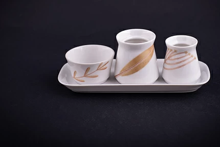 Набор для специй на форме Молодежная, рисунок Сентябрь, арт 70.01996.00.1 Набор для специй на форме Молодежная, рисунок Сентябрь, арт 70.01996.00.1