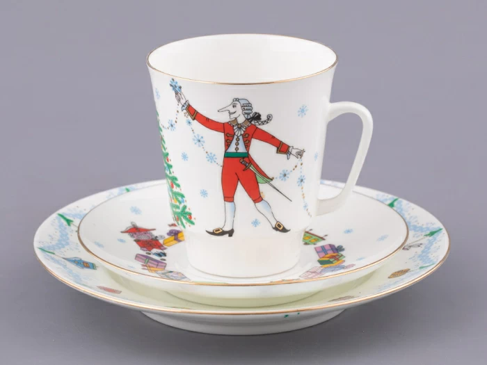 Трехпредметный комплект 165 мл форма Майская рисунок Балет Щелкунчик арт. 81.18006.00.1, 