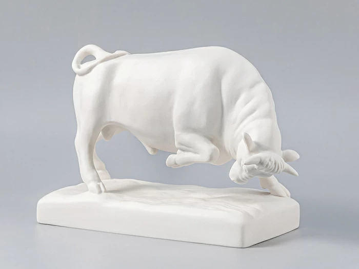 Скульптура форма Бык Чемпион Белый арт. 82.65193.00.1, 
