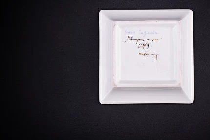 Подставка для мелочи, рисунок Новогоднее окно, форма Европейская, арт 60.06521.00.1